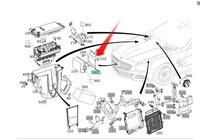 фото thumb №1, Кронштейн кронштейн distronic радар mercedes r231 sl a2315451440