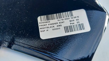 фото thumb №8, Mercedes glb x247 amg планка бампера перед передня чорний нова оригінальний номер