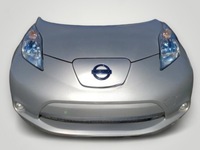 фото thumb №1, Leaf i ze0 капот бампер крило pas балка радіатор вентилятор лампа перед