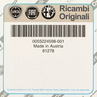 фото thumb №9, Фильтр масла alfa romeo mito 0.9l mopar оригинальный номер 55224598