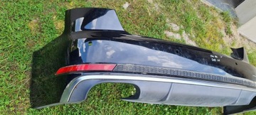 фото thumb №15, S4 b9 8w бампер зад задний накладка sline sedan ly9t 8w5807067d