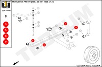 фото thumb №9, Сайлентблок ресора mercedes 100 631 , t2/l, t2/ln1 2.3-4.0d 01.70-02.96