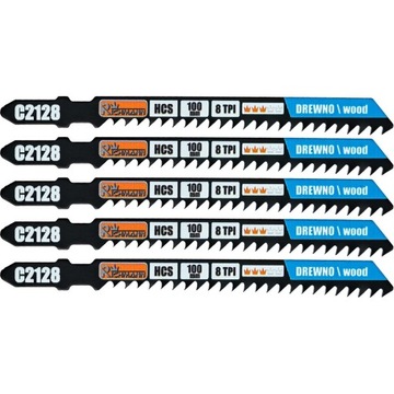 Пильное полотно по дереву C2128 t hcs 100 мм 8 точек на дюйм 5 шт.