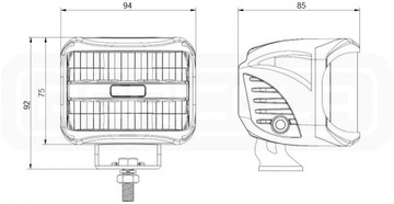 фото thumb №7, Лампа робоча 8xled 1608 lm 27w + podłączenie