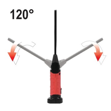 ЛАМПА ДЛЯ МАСТЕРСКОЙ YATO COB LED 5Вт + 3Вт 600ЛМ