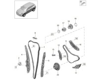 Купить Цепь распределительного вала porsche macan 2.0 r4 pac109158, фото thumb