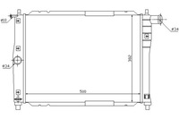 фото thumb №1, Nissens радиаторов воды daewoo lanos 1.6 16v клетка