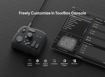 Консоль TourBox Neo, контроллер для редактирования фотографий, видео и графики