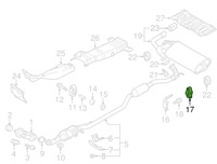 фото thumb №7, Кронштейн, кронштейн трубы выпускной mitsubishi outlander оригинальный номер 1577a295