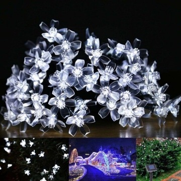 Солнечные лампы Gardage Girlanda for Terrany Ballon Flowers 50ly Cold White