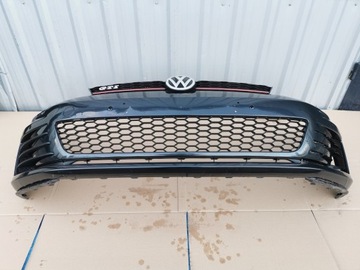 фото thumb №11, Vw golf vii 5g0 gti 12-16 бампер перед переднє решітка радіатора b.ładny