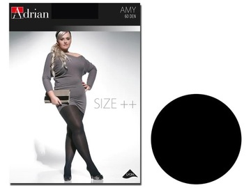 Колготки Amy Adrian размером 60 ден плюс 7 Nero