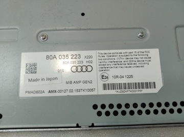 фото thumb №9, 80a035223 усилитель audi b&o audi q5 2017+