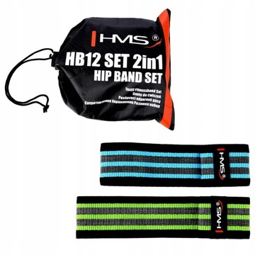 HMS SET 2IN1 РЕЗИНОВАЯ РЕЗИНА ДЛЯ ФИТНЕСА ML