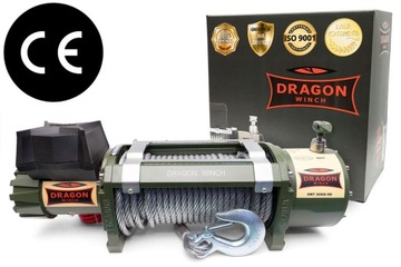 ЛЕБЕДКА DRAGON 13,6 т, 30 000 фунтов, 24 В, ЭЛЕКТРИЧЕСКАЯ канатная лебедка, майоран
