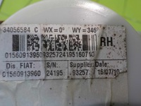 фото thumb №5, Giulietta 10r pas безпеки правий перед з натягувач 01560913960