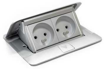 Розетка ALUMINIUM POPUP, оснащенная 054011