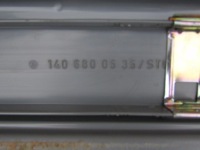 фото thumb №14, 2 mercedes w140 молдинг поріг накладка поріг перед