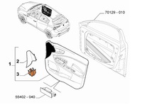 фото thumb №1, Клипса обшивка дверь alfa romeo giulietta