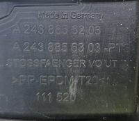 фото thumb №12, Dół бампера бампер mercedes eqb h243 243 2021- перед передний x243