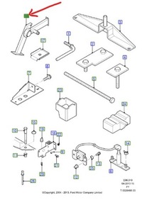 фото thumb №1, Кронштейн колеса запасного ford transit mk5