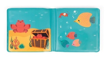 Волшебная ВОДОНЕПРОНИЦАЕМАЯ книжка для ванны Underwater 10m+ Janod