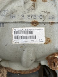 фото thumb №9, Подвеска балка задняя oś подрамник дифференциал задняя mercedes gl ii x166 350 cdi 3,47