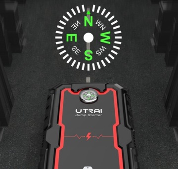 Автомобильный стартер UTRAI 16000 мАч, светодиодный фонарик