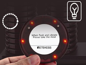 Ресторанный пейджер Retekess TD163, пейджинговая система, 20 баз, 400M