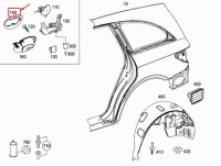 Купить Mercedes-benz r w251 крышка горловины  топливной  a2517570206, фото thumb