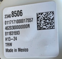 O2 cadillac escalade iv 2014 - ремінь безпеки ii ряд правий задній 2346850 Доставка, фото thumb