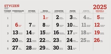 Календарь MAXI TRIPLE 2025 с ПРИНТОМ ВЫПУКЛОЙ головкой и логотипом - 10 шт.