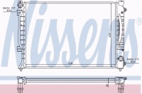 Радиатор двигателя nissens 60422a 4b0121251 Цена, фото thumb