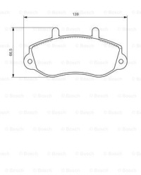 Bosch тормозные колодки тормозной. renault master 98- с Разборки, фото thumb