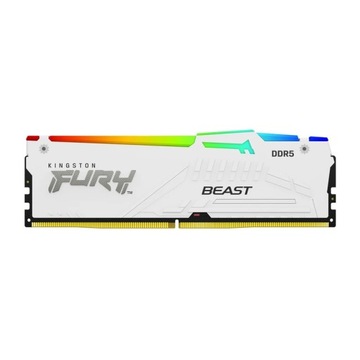 KINGSTON DDR5 32 ГБ 6400 МТ/с CL32 DIMM FURY Beast White RGB XMP