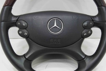 фото thumb №12, Кермо шкіра дерево подушка безпеки mercedes sl r230