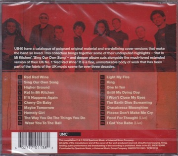 CD- UB40- RED RED WINE: THE COLLECTION II (НОВЫЙ В РУКАВЕ)