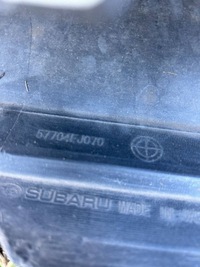 фото thumb №8, Subaru xv lift 14-18 бампер передний перед белый 57704fj070