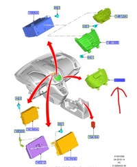 фото thumb №1, Приймач - радіо ford transit connect mk2 2013- 2645208 _ dt1t-18d815-eg
