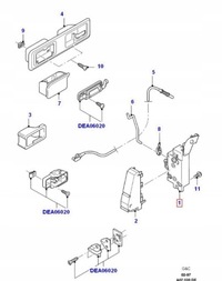 фото thumb №4, Замок дверь левый задняя granada scorpio 92-94 scorpio / 6933257