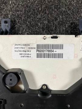 фото thumb №8, Спідометр  прилади renault kango p8200176654