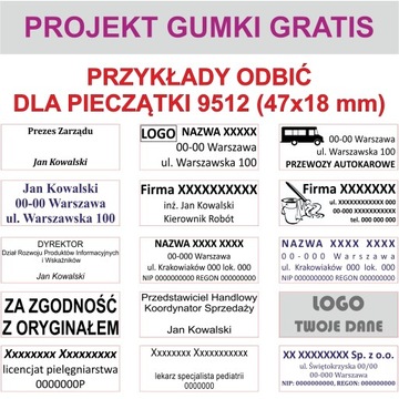 Штамп Trodat Pocket Printy 9512 белый