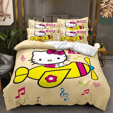 КОМПЛЕКТ ПОСТЕЛЬНОГО ПРИНАДЛЕЖНОСТИ, НАВУШКА 200х220 HELLO KITTY