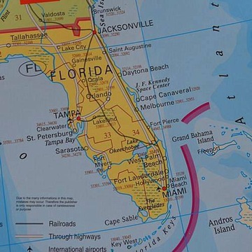 Настенная карта почтовых индексов США 950x670