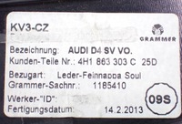 фото thumb №6, Комплект шкіра оббивка тунелю audi a8 4h1863303c