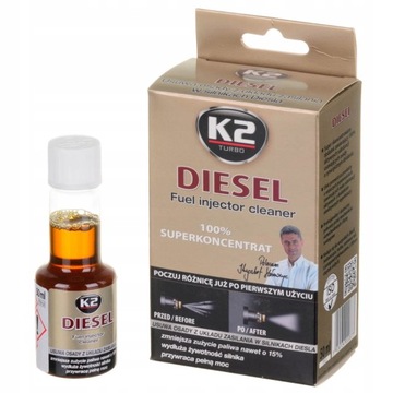 K2 DIESEL ДЛЯ ОЧИСТКИ ДИЗЕЛЬНЫХ ИНЖЕКТОРОВ 50мл