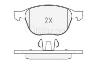 Купити Meyle гальмівні колодки гальмівні ford перед focus 04- 1,6-2,, фото thumb