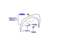 фото thumb №1, 90467-08224 штифт монтажный накладки подкрылок c-hr aygo rav4 lexus nx rxlbx lc
