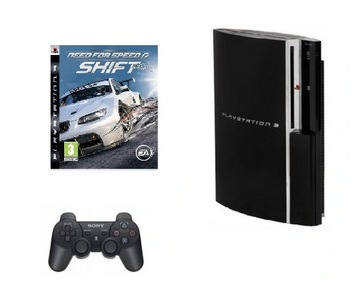 Консоль PS3 PlayStation 3 80 ГБ + nfs + планшет