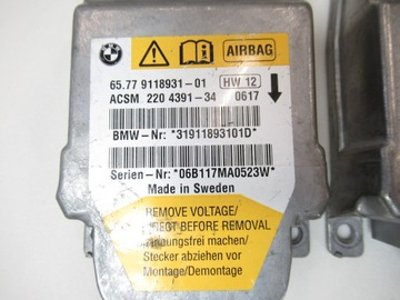 фото thumb №8, Блок керування подушки повітряної bmw e60 e61 e63